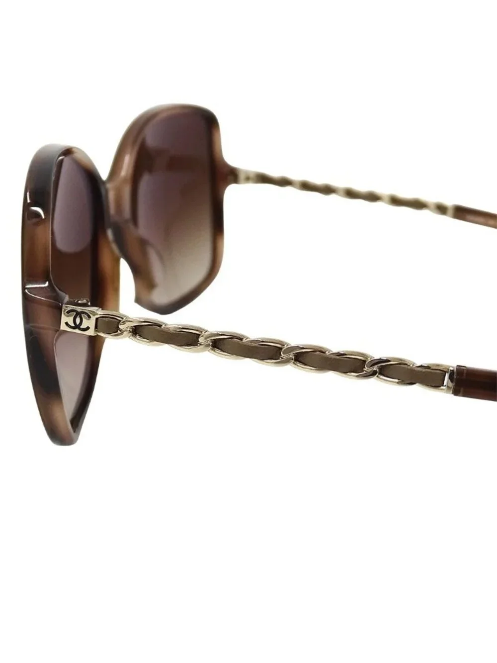 Chanel Sunglasses Brown Gradient CC Logo Eyewear